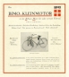 Mobile Preview: Ruppe / Bimo Kleinmotoren Prospekt 1920er Jahre
