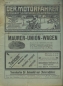 Mobile Preview: Der Motorfahrer 1908