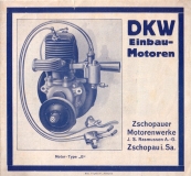 DKW Einbau-Motoren Prospekt ca. 1926