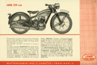 Jawa 250 ccm Prospekt 11.1940