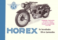 Horex SB 35 Prospekt ca. 1949