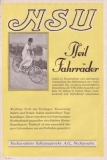 NSU Pfeil Fahrrad Prospekt 1926