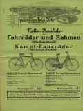 Esweco Fahrrad und Motorfahrrad Programm 1931