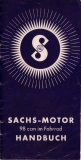 Sachs Motor 98 ccm Bedienungsanleitung 12.1937