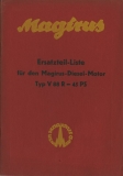 Magirus Diesel-Motor V 88 R 45 PS Ersatzteilliste 8.1934