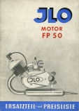 Ilo FP 50 Ersatzteilliste 1954