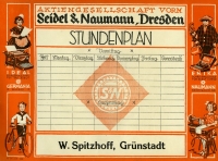 Seidel & Naumann Stundenplan 1927