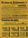 Fels Fahrräder und Zubehör Preisliste Nr. 46 1932