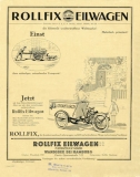 Rollfix Eilwagen Prospekt 1928