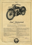 Sar Modell C 200 ccm Prospekt 1932