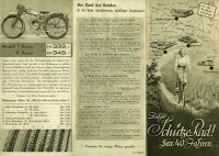Schuetze Fahrrad und Motorfahrrad Programm 1937
