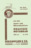UT RE Touren 200 ccm Prospekt 1929