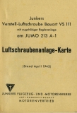Junkers Luftschraubenanlage-Karte 4.1943