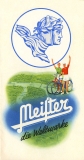 Meister Fahrrad Programm ca. 1955