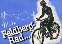 Feldberg Fahrrad Prospekt ca. 1936