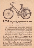Amo Fahrradmotor Prospekt 50 / 60ccm 1951