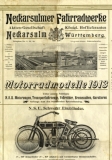 NSU Motorrad Programm 1913