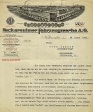 NSU Brief 1926