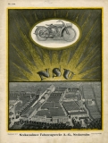 NSU Motorrad Programm 1923