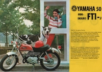 Yamaha 50 Mini Enduro FT1-J Prospekt ca. 1970
