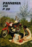Pannonia 250 P 20 Prospekt ca. 1970