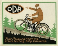 ODA Fahrrad Motor Prospekt ca. 1922