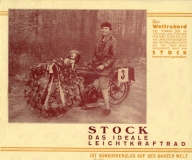 Stock Leichtmotorrad Prospekt 1927