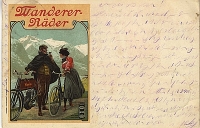 Wanderer Ansichtskarte 1904