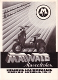 Maiwald Mascottchen-Roller Prospekt 1950er Jahre