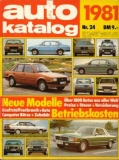 Auto Katalog 1981 Nr.24
