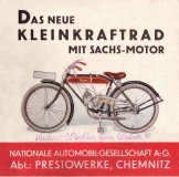 Presto Kleinkraftrad Prospekt ca. 1931