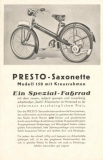Presto Saxonette Prospekt ca. 1939