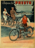 Presto Fahrrad und Motorfahrrad Prospekt 1938