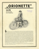 Orionette Programm ca. 1924