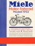 Miele Motorfahrrad Prospekt 6.1932