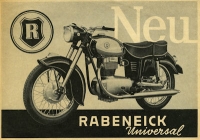 Rabeneick Universal 247 ccm Prospekt 10.1953
