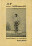 Rex Fahrradmotor Prospekt 1950