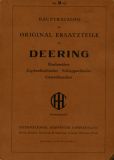 Deering IHC Hauptkatalog Ersatzteile 1930er Jahre