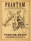Phantom Viertakt Fahrrad Einbau-Motor Prospekt ca. 1921