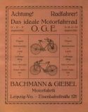 OGE Fahrradmotor Prospekt ca. 1921