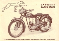 Express Radex 100 N Prospekt 1950er Jahre