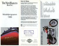 Harley-Davidson Programm 1986