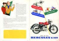 Hercules K 100 Prospekt 1960er Jahre