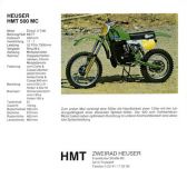 Heuser HMT 500 MC Prospekt 1980-1982