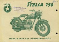 Mars Stella 150 Prospekt ca. 1952