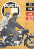 Puch SG SGA SGS SGSA 250 Prospekt 1950er Jahre