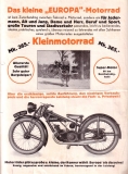Europa 98 ccm Villiers-Motor Prospekt 1932