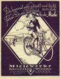 Miele Fahrrad Prospekt 1926