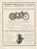 M.G.F. Motorrad Prospekt 1920er Jahre