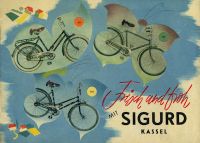 Sigurd Fahrrad und Waren Programm 1955